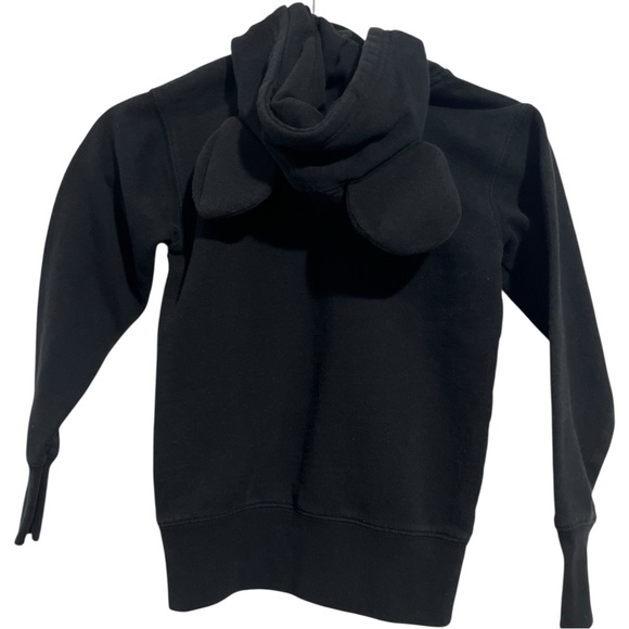 Disney Mickey Mouse Black Pullover Hoodie Sweater with Ears Boys Size M - Picture 3 of 5